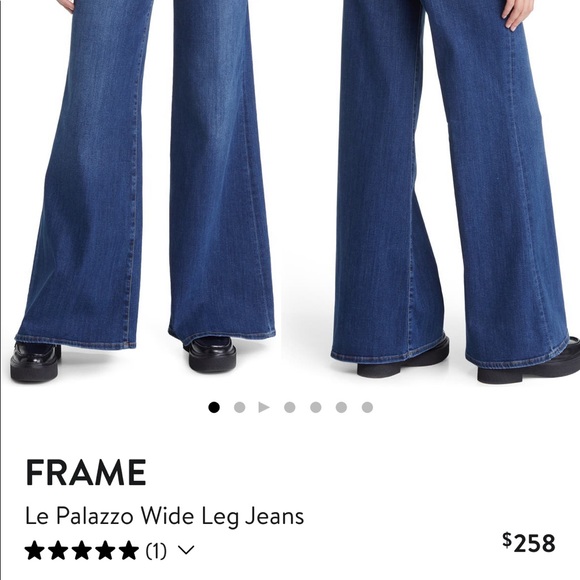 FRAME Le Palazzo High Rise Wide Leg Jeans Sz. 27 - Picture 8 of 10